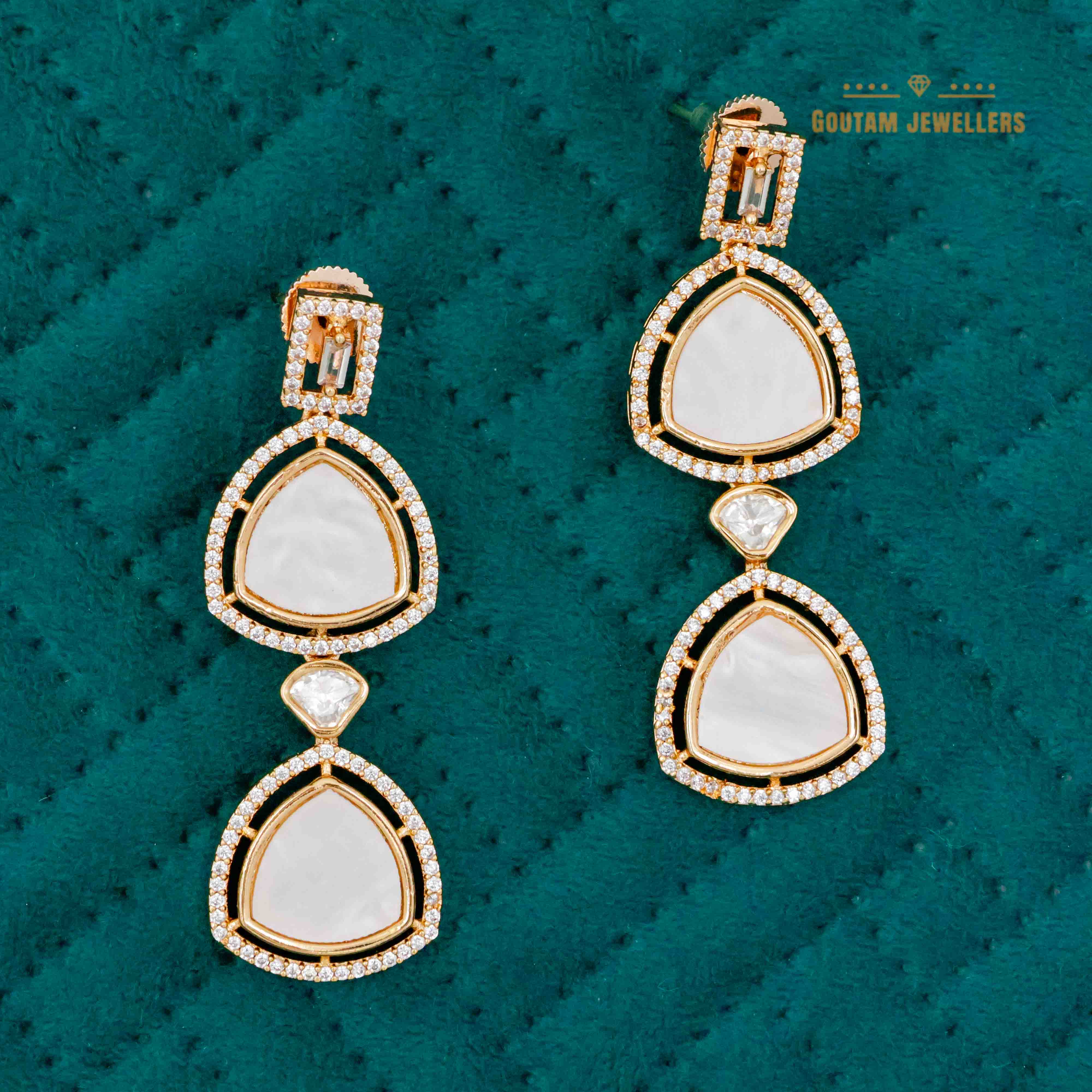 Goutam Jewellers By Ashok Rathod - M.O.P Stones Danglings