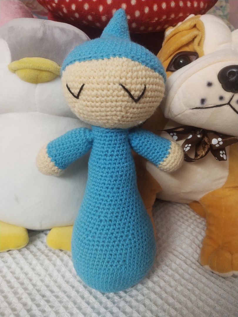Crochet sleepy doll