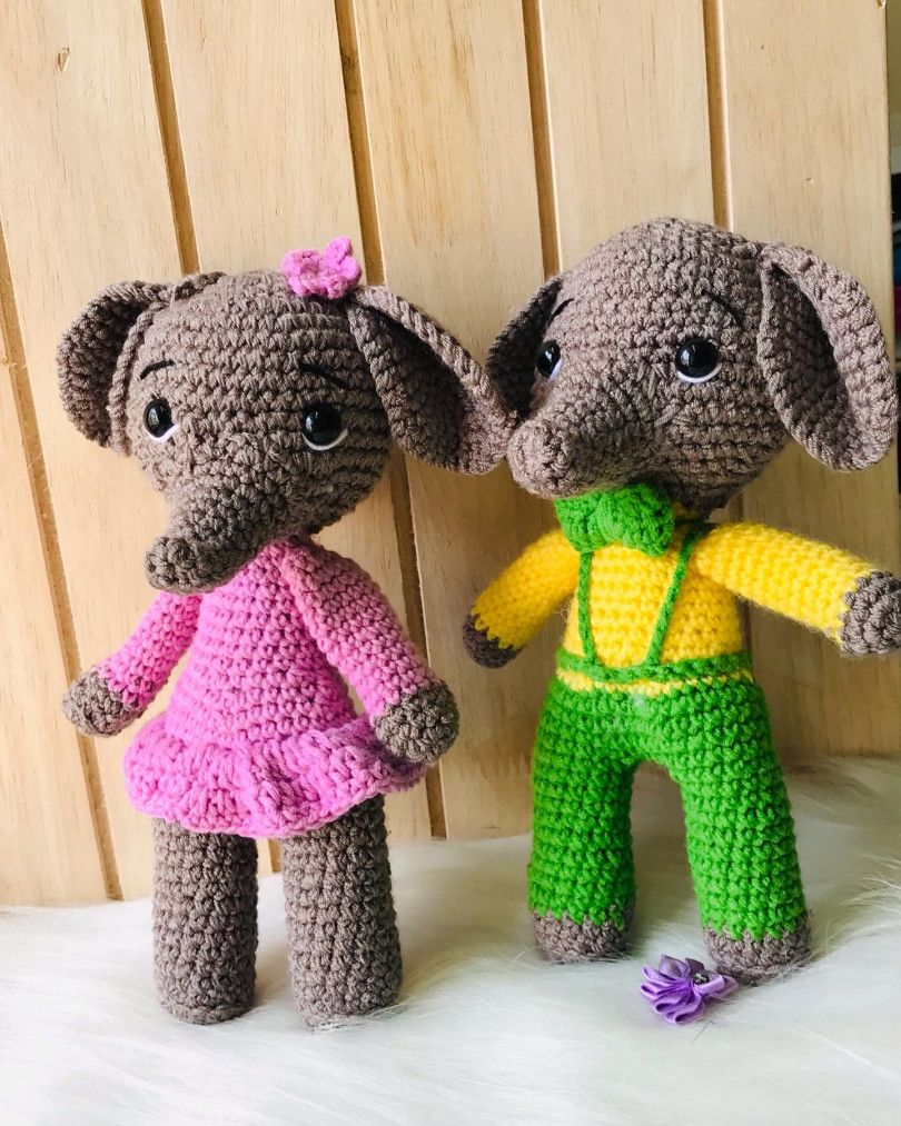 Miss. Millie and Mr Tae Elephant toy