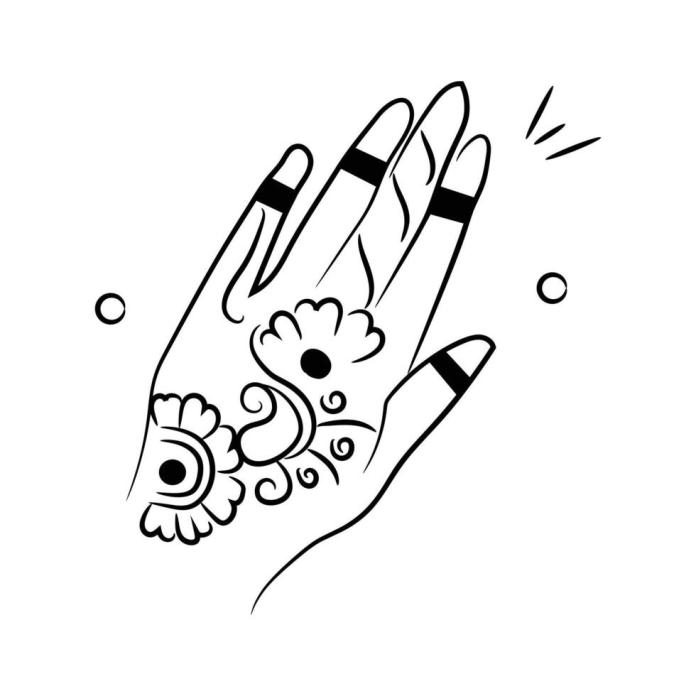 Stylish Mehandi Design