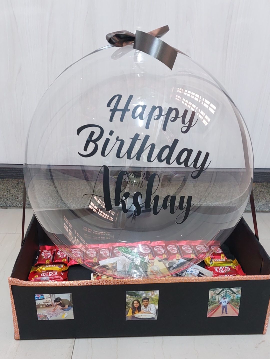 Helium Balloon With Chocolates