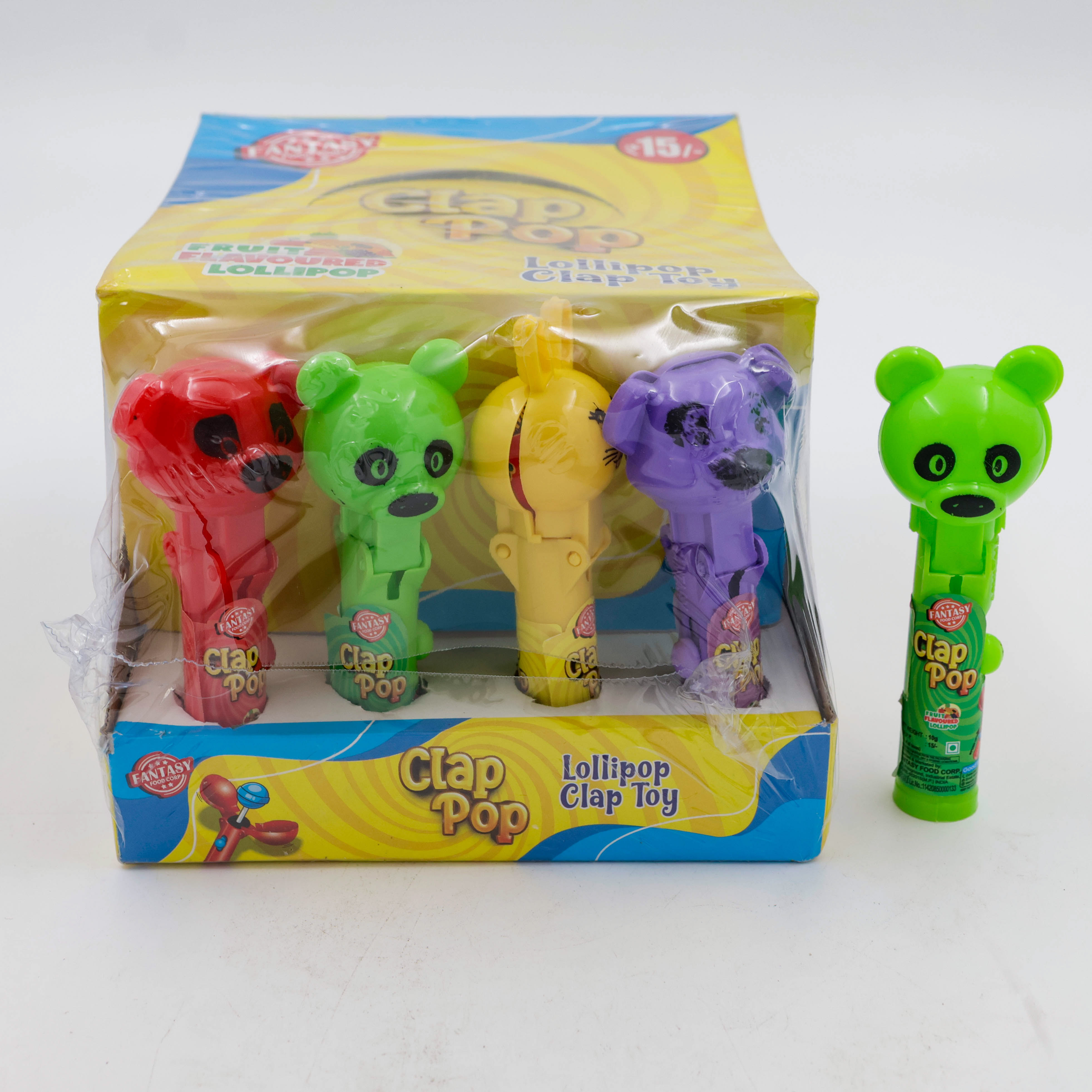 Clap Pop Lollipop Clap Toy  Red