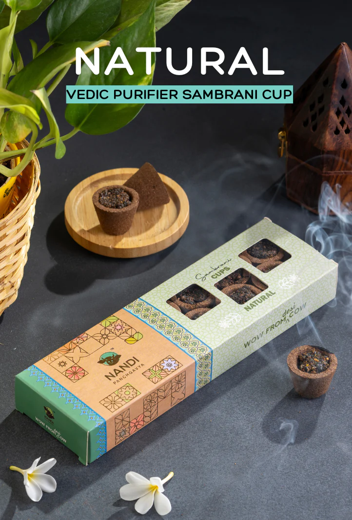 Natural Vedic Purifier Sambrani Cups