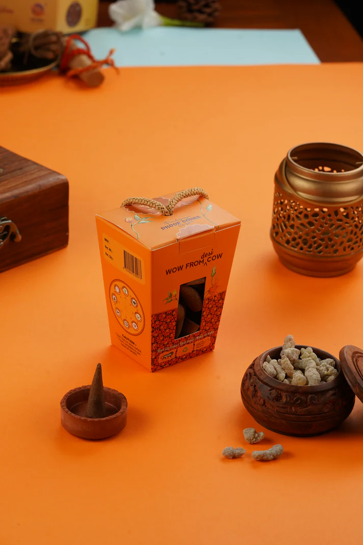 Guggal Distress Vedic Cones